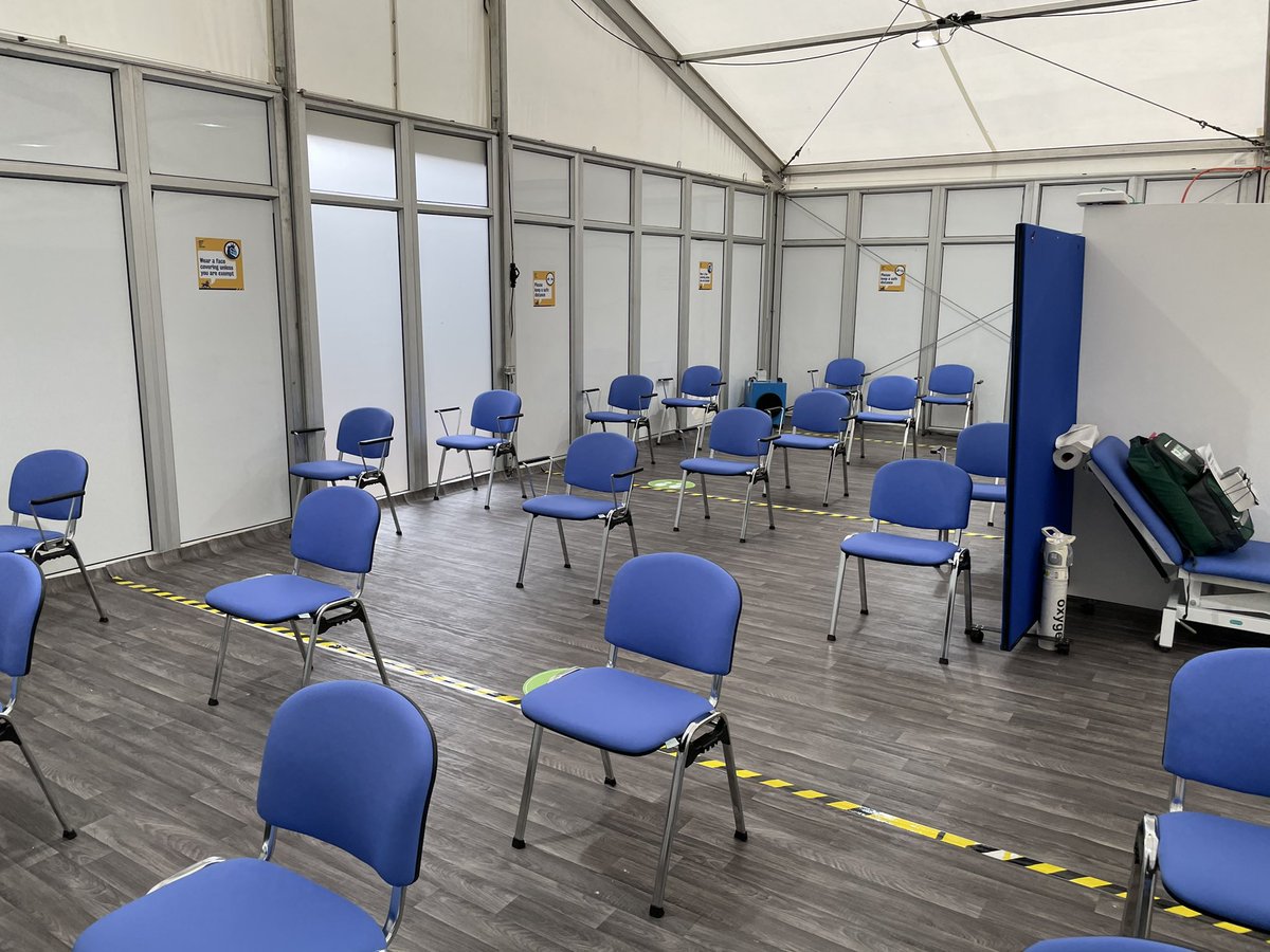 BorrieTim's tweet photo. Thank you to everyone involved for their Herculean efforts over the last week, our 4th vaccination centre is ready for opening.  #thankyou #oneteam https://t.co/tB4bhTDf7K