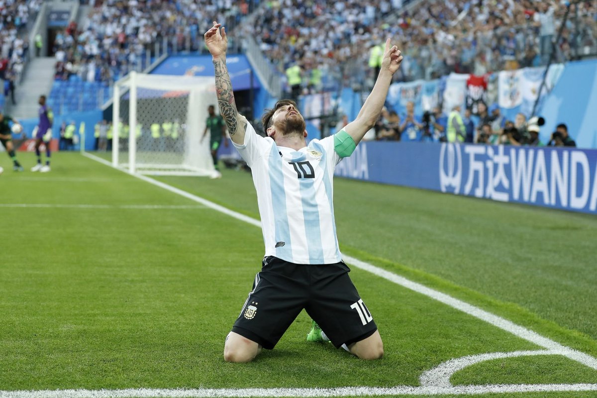 PICTURE THREAD : Lionel Messi - Argentina vs NigeriaWorld Cup 2018Likes and RTs appreciated