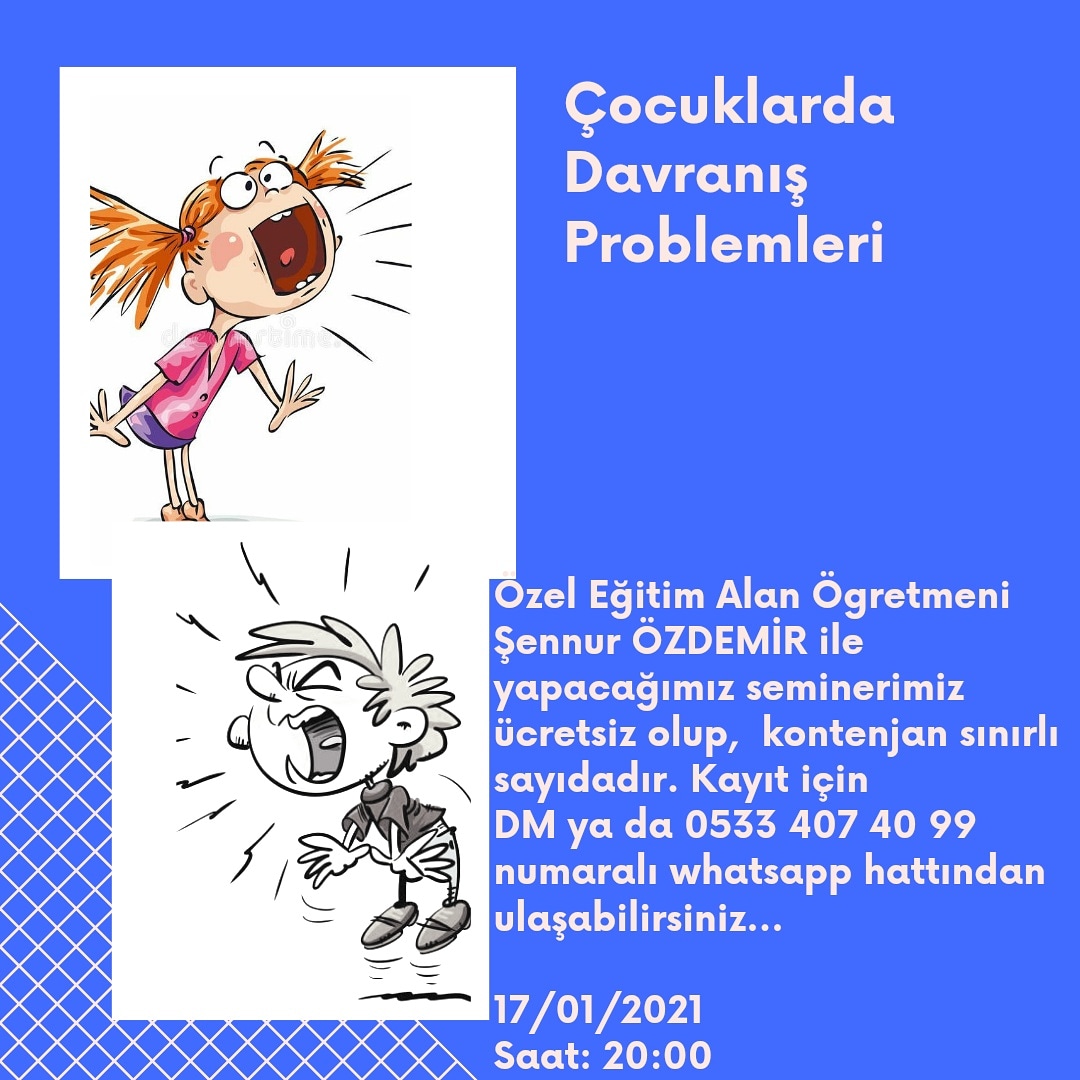 AkademiLine's tweet photo. Özel Eğitim Alan Öğretmeni Şennur ÖZDEMİR ile Çocuklardaki Davranış Problemlerini konuşacağız... Ücretsiz söyleşimiz için kontenjanımız sınırlı sayıdadır. Kayıt için DM den ulaşabilirsiniz...
#çocuk #davranış #davranışbozuklukları #çocukpsikolojisi #çocukdavranışları #ögretmen https://t.co/AK3gc7EefS