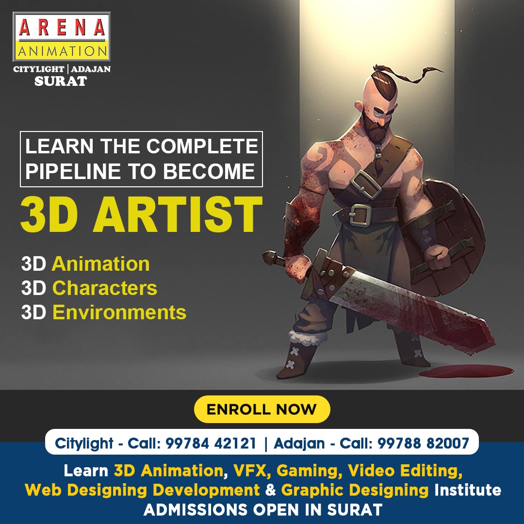 Arena Animation Citylight Surat on Twitter: Arena Animation Citylight Surat on Twitter: