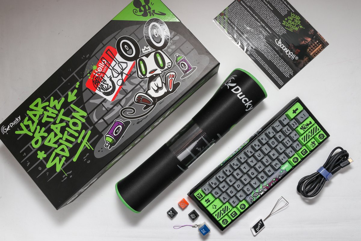 Ducky Year of The Rat発売開始】 世界で2020個だけ製造されるDuckyの