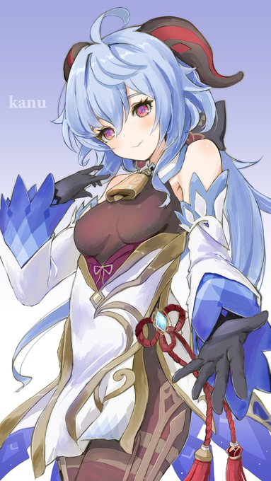 描いたら出ると聞いてココナッツヒツ…原神の甘雨ちゃん描きました。出てくださいお願いします。 