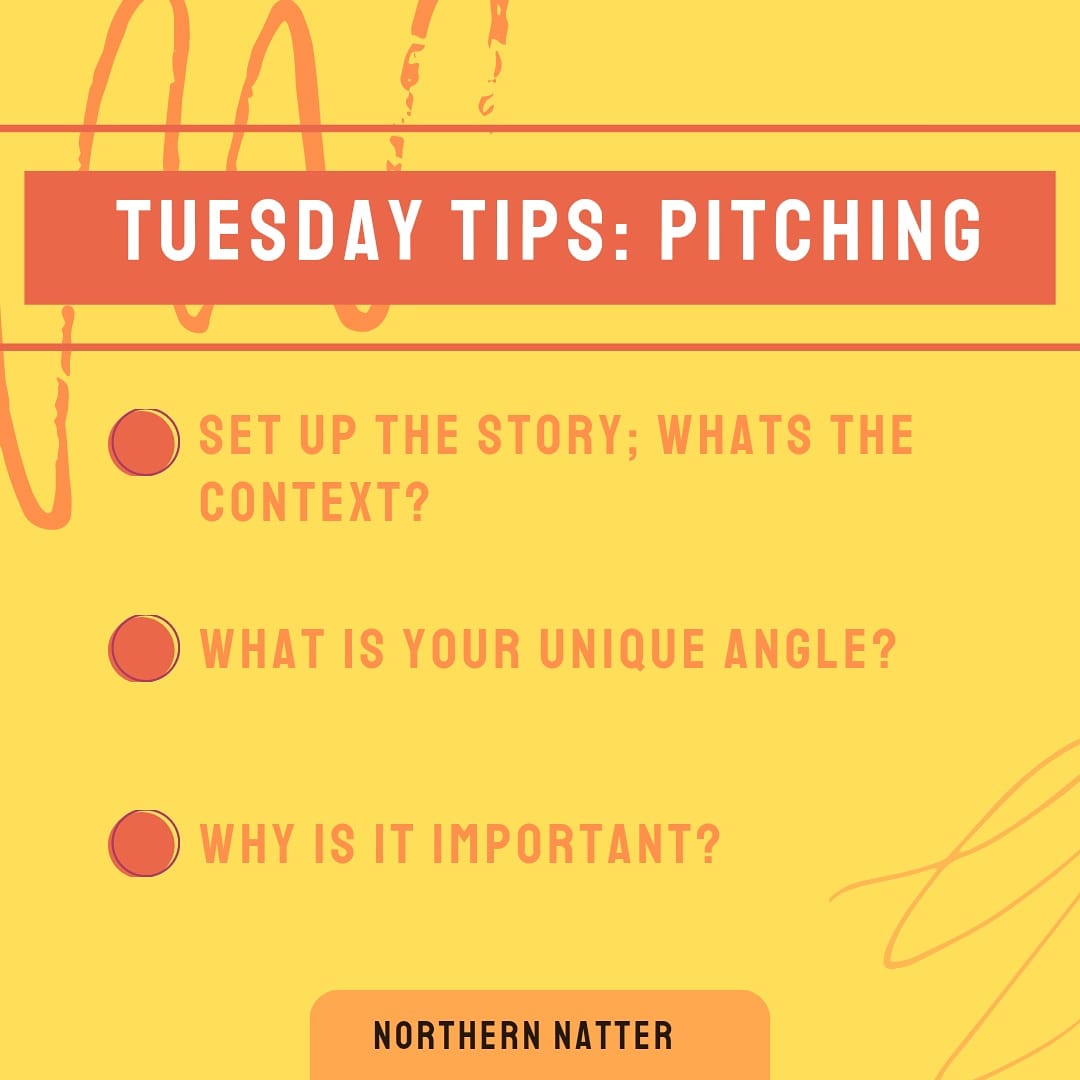 🙌TUESDAY TIPS🙌

What are your best tips for #pitching? Whether your a first year student or journalist, we all have a tip to share - whats yours? 📝

#journalism #womeninbusiness #media #pitching #journolife #jobs #jobopportunity #podcasts #podcast #tuesdaytips #tuesdayvibe
