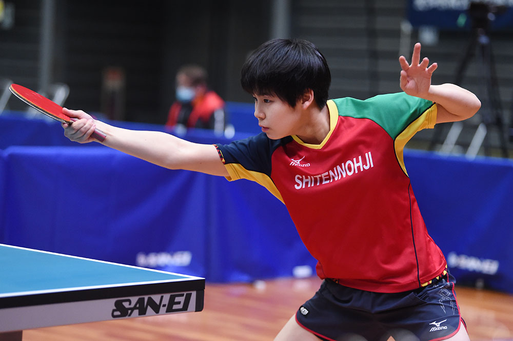 Twitter 上的テレビ東京卓球情報 全日本卓球 ジュニア女子3回戦 中森帆南3 0 陳ヶ尾真子11 4 11 9 11 9 四天王寺高 和洋国府台女子高 卓球 テレビ東京卓球news テレビ東京