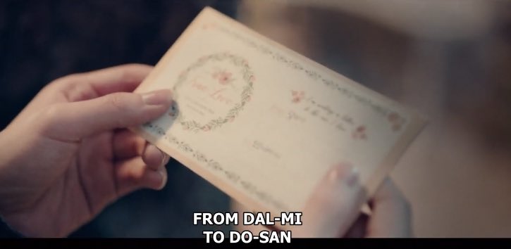 22. MUSIC BOX LETTER. This letter moved JP 15 years ago but this letter also moved DS 15 years after. Look at that envelope “I am writing to the one I Love” and this letter ended up being read by Dalmi’s TRUE LOVE. “Dosan you are my music box”  #StartUp