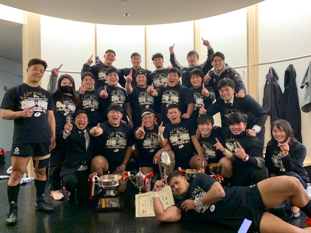 優勝🏆光泉から関西の強豪天理大学に入部して、最初はこんな景色を見ることができると思っていませんでした。支えて下さった全ての人に感謝します。引き続きラグビー部の応援お願いします。ほんまに天理大学きて良かった！！同期のみんな、そして高校から一緒のゆんありがとう！

#天理大学ラグビー部