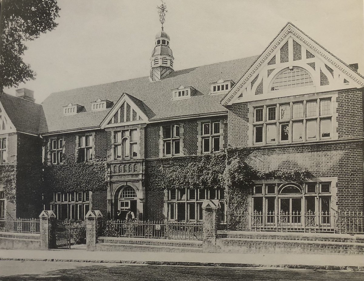 Leatherhead Institute, built in 1892 for the town by Abraham Dixon. At its official opening in 1893, the church’s bellringers rang 1,893 times.