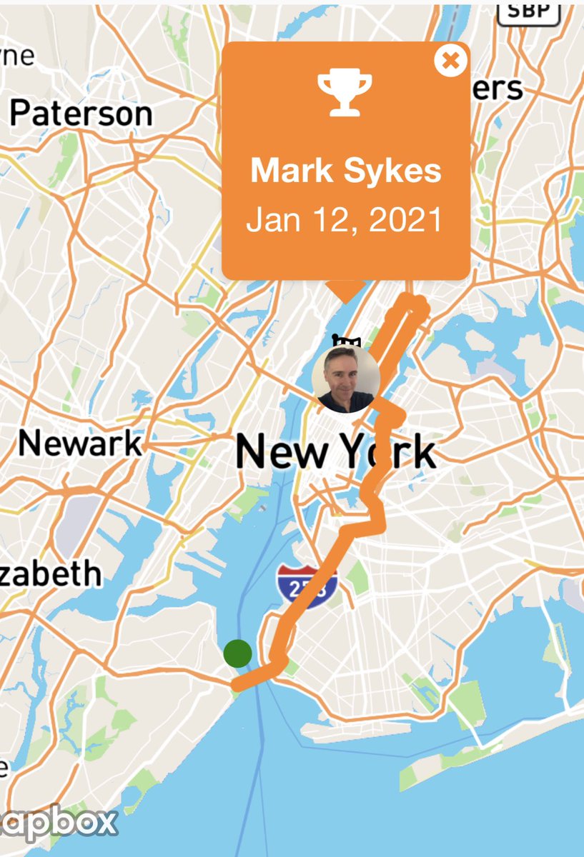 MarkSykes74's tweet photo. Hooray -  first 2021 challenge complete!  Love this @ChallengeHound app - easy to virtualise goals to keep going https://t.co/qitZ6hD7Le