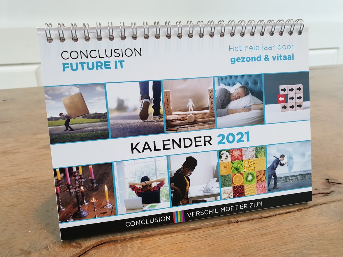 #Fit en #vitaal aan het werk zijn, dat is goed voor de mens. Maar hoe zorg je daarvoor? Zeker nu we zoveel thuiszitten kan dit knap lastig zijn. Onze collega's ontvingen daarom een speciale vitaliteitskalender. Met iedere maand een handig tip om het jaar gezond door te komen!
