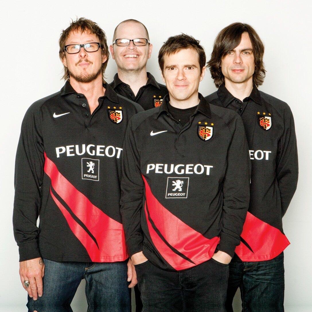 In a similar vein, here’s Weezer wearing Toulouse jerseys in a photo shoot for some reason