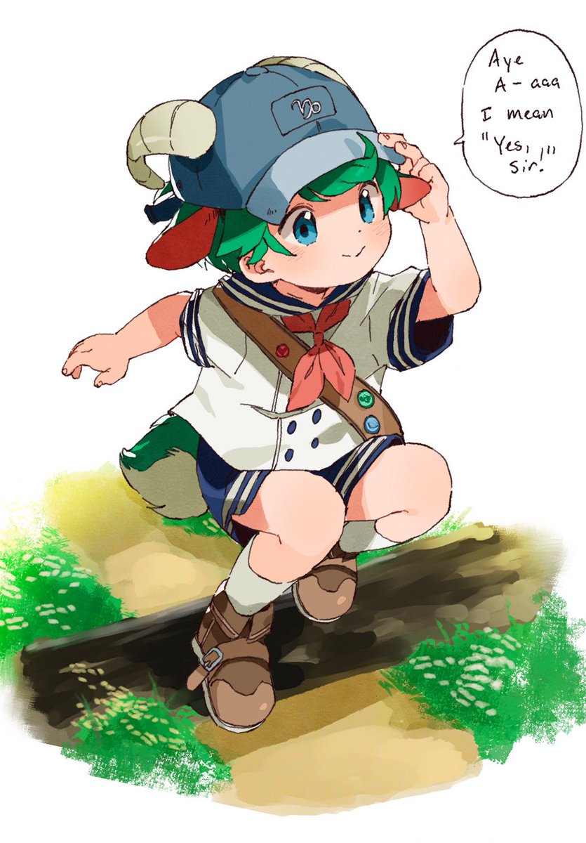 nemuriyagi_'s tweet photo. A lonely... boyscout? :3 https://t.co/i52YS1NvKG