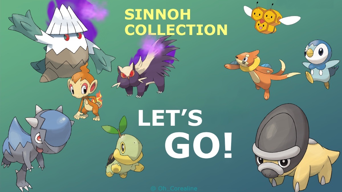 Oh_Corealine's tweet image. Hi team, let’s do this again! Are you ready?! #Sinnoh #Pokemon #challenge #PokemonGO