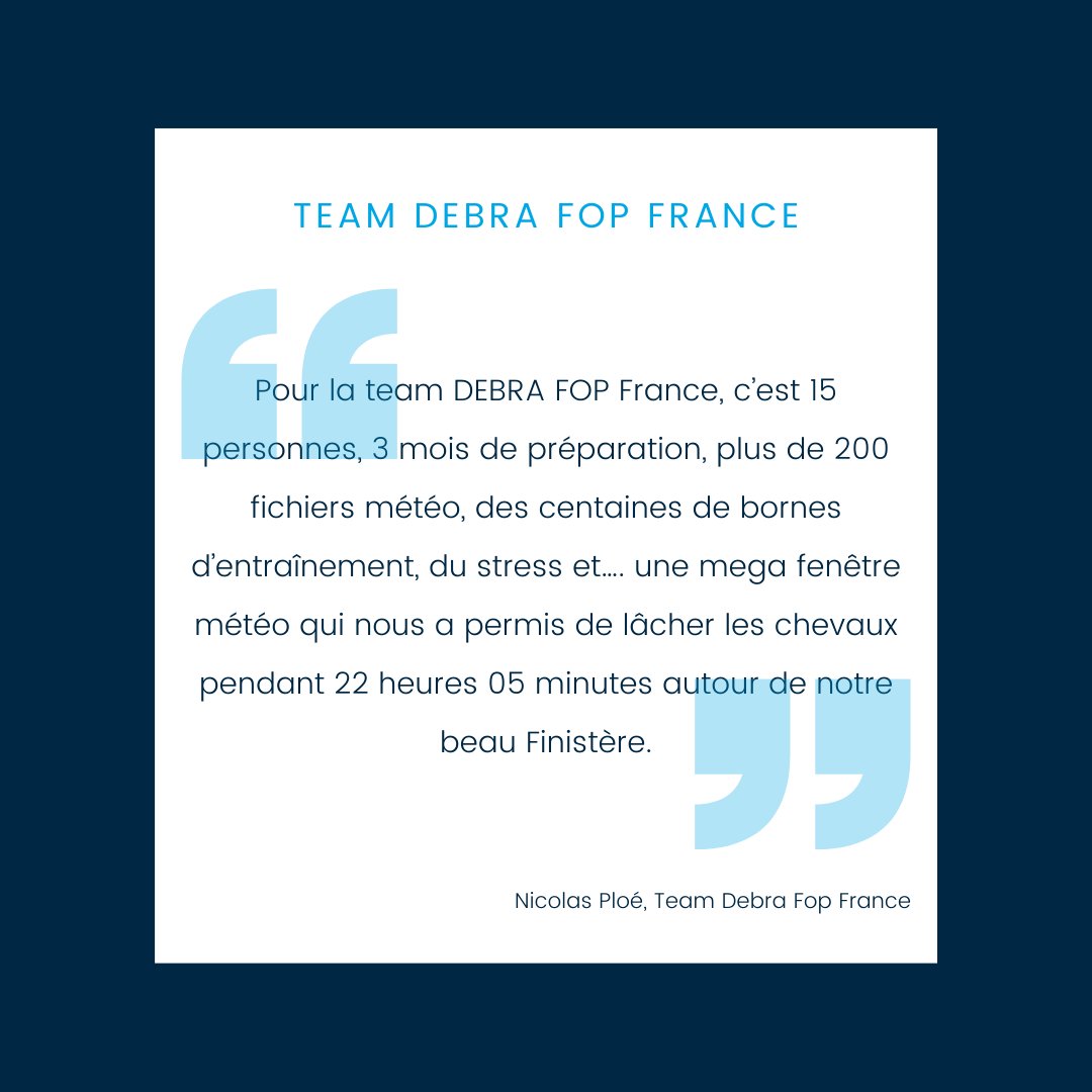 💬 Nicolas de la Team DEBRA FOP France a participé au Finistèreman <a href="/Groupe_EVERIAL/">EVERIAL</a> en 2020, il revient sur son expérience.

⏱ Chrono : 22 heures et 5 minutes