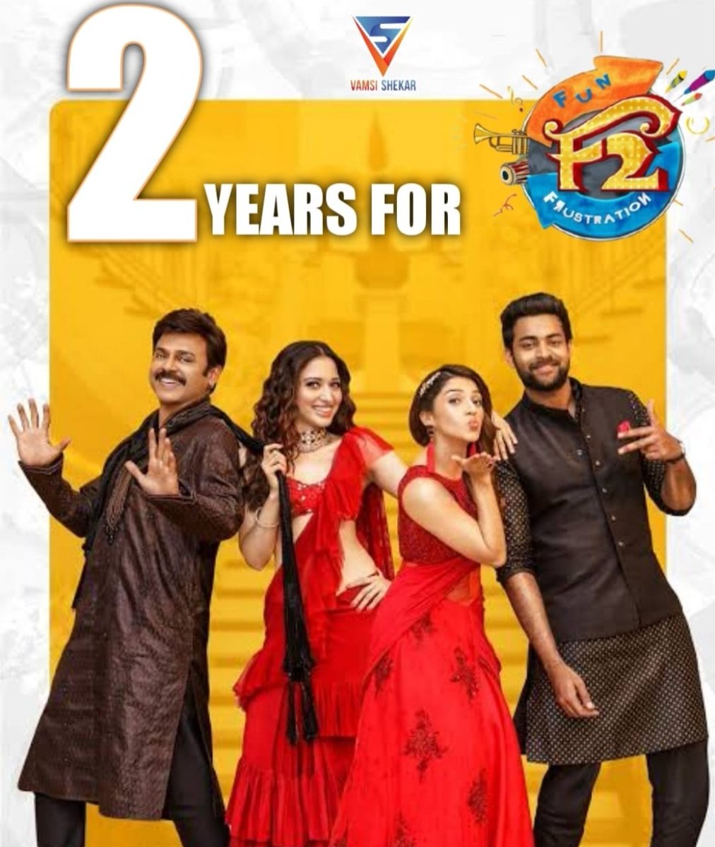 TFIMovieUpdates's tweet photo. #2YearsForF2
@VenkyMama
@IAmVarunTej
@tamannaahspeaks
@Mehreenpirzada
@prakashraaj
@anusuyakhasba
@actorsubbaraju
@vennelakishore
@priyadarshi_i
@actorbrahmaji
@ActressHariteja
@Actorysr
@Satyamrajesh2
@AnilRavipudi
@DilRajuofficial
@ThisIsDSP
@SVC_official https://t.co/786t8LCdTf