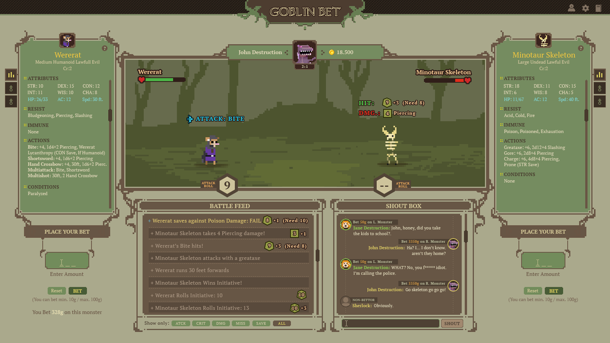 UI Design of the site: Goblin.bet [Main Page]

Nice little gambling site (virtual money) with a lot of fighting monsters. I designed the main page UI and it's implementing right now.   

#UI #uiux #uidesign #indiegames #IndieGameDev #gamedev #indiedev