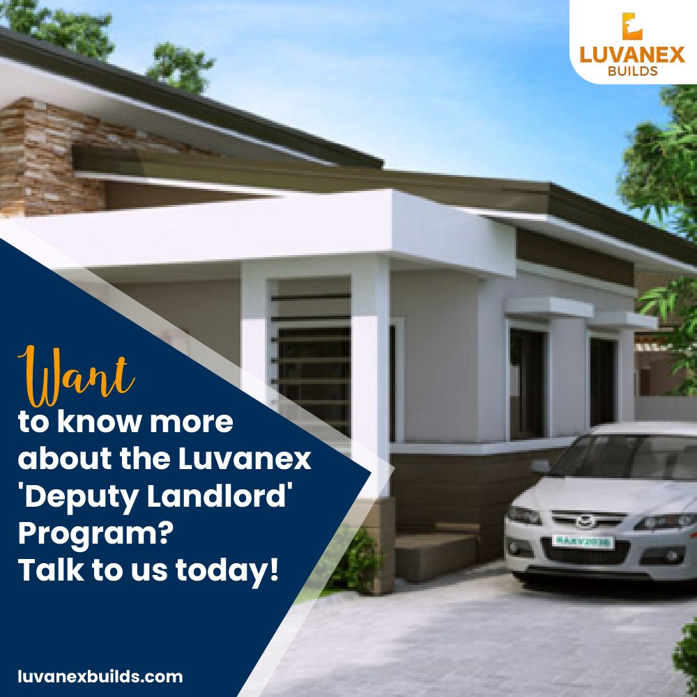 LuvanexBuilds's tweet photo. Send a DM, comment or call +2348166203701 to know more about our 'Deputy Landlord' Program.
You can also visit https://t.co/mw249h7g2v
#LuvanexBuilds #DeputyLandlord #InvestmentGoals #TalkToUsTuesday https://t.co/CID2GJgobw