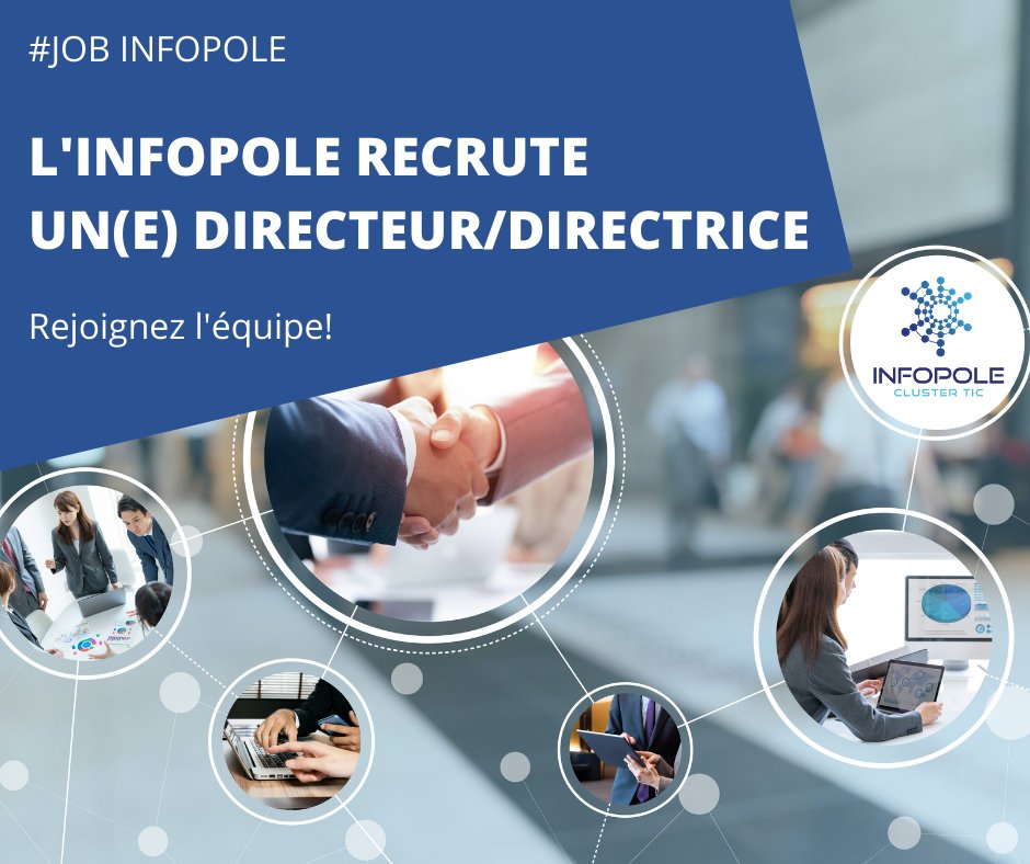 ⚠️ #JOB  Plus que quelques jours pour postuler et peut-être rejoindre l'équipe dynamique de l'INFOPOLE en tant que directeur/directrice ! DEADLINE 18 janvier !

Envie de contribuer au développement de l'économie numérique de votre région ? ➡️ ow.ly/qI4850CZaxG
