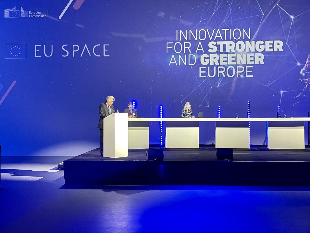 With the #EUSpace policy, we want Europe to become the #spacehub for #entrepreneurship. We have tremendous resources, creativity & talent, now it is a time to a pull innovation into one single Space Entrepreneurship Initiative #CASSINI🚀@ThierryBreton #EUinnovation #BBESpaceConf