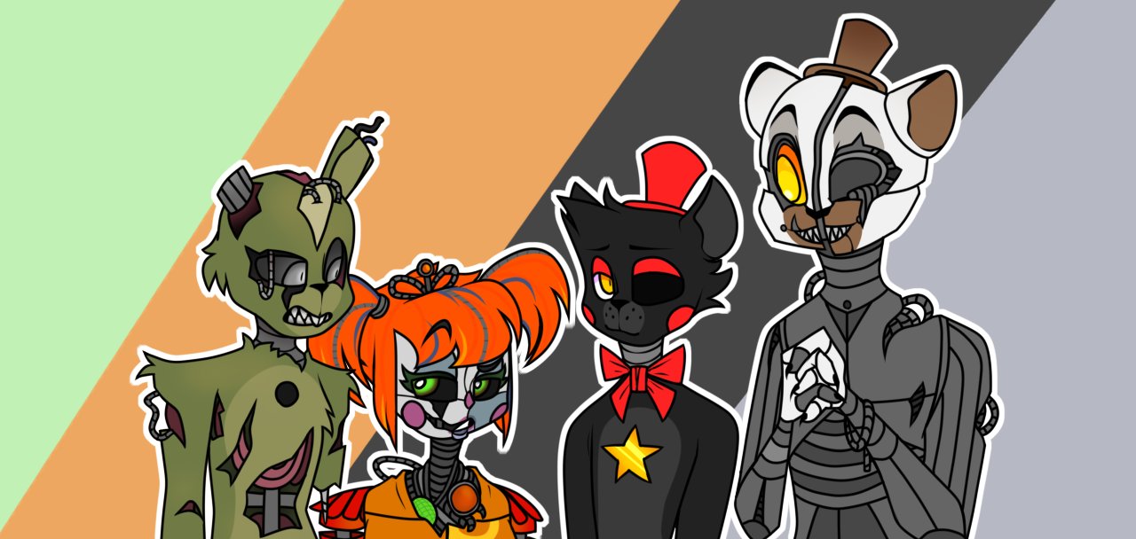 Scraps fnaf 6, lefty, molten fredy, scrap baby, scraptrap, HD