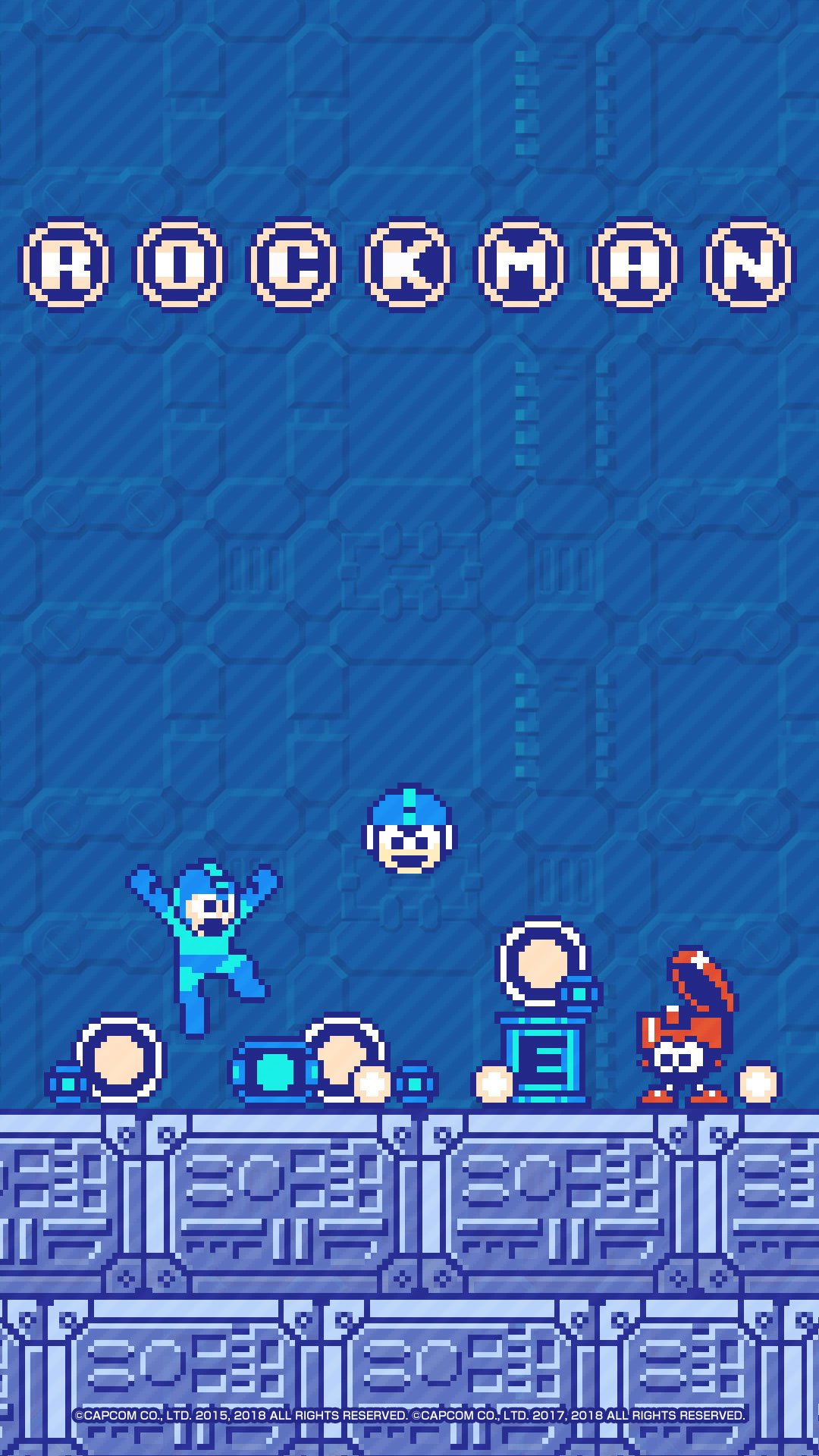 ロックマンシリーズ公式 33日間連続待受けプレゼント27 本日のプレゼント壁紙は2枚 8bit Hero と ロックマン出撃 です 保存してお使いください ロックマンで出撃したい人は ロックマン クラシックス コレクション 好評発売中ですよ