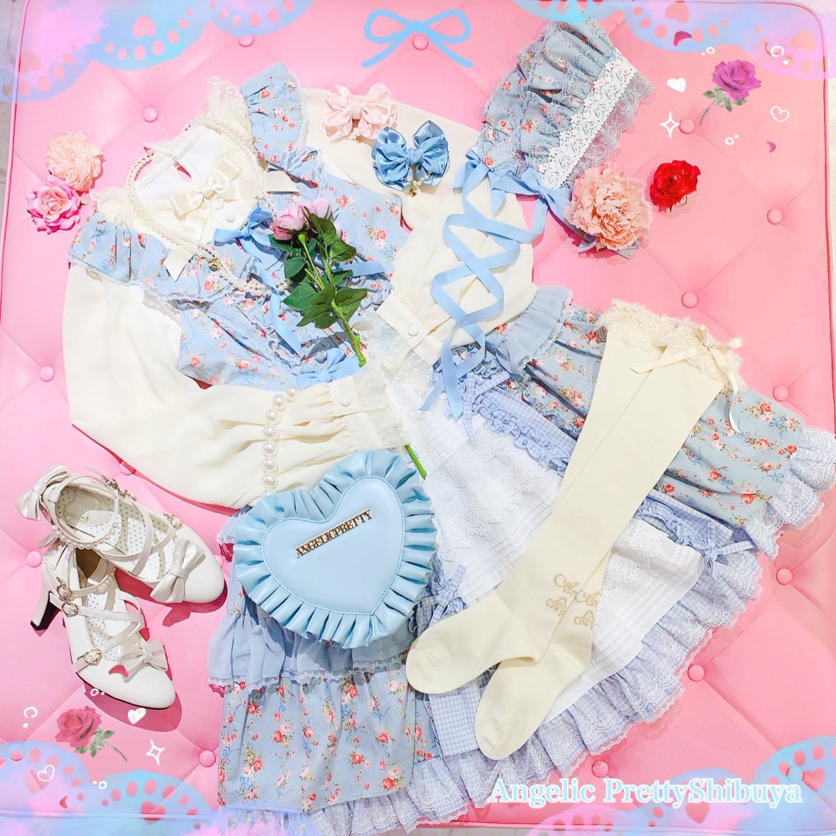 Angelic Pretty渋谷店 Ar Twitter Petit Bouquet 先週入荷致しました ジャンパースカート 34 980 とボンネット 8 690 のサックスでクラシカルなコーデにしてみました さり気なく入ってるギンガムが可愛らしくて少女らしさもあり少し先ですが Angelic Pretty渋谷店 Ar Twitter Petit Bouquet 先週入荷致しました ジャンパースカート 34 980 とボンネット 8 690 のサックスでクラシカルなコーデにしてみました さり気なく入ってるギンガムが可愛らしくて少女らしさもあり少し先ですが