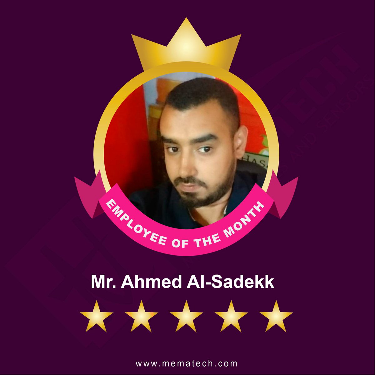 mema_tech's tweet image. العمل ليس مجرد تشريفٍ ولاهو منصبٌ للمفاخرة،بل هو تكليفٌ وأمانة،وأنتم قدأثبتم أنكم بقدر المسؤوليةوالأمانة،فشكرًا لكم على جهودكم المستمرة،فلولاكم لما تقدّمت المؤسسة ولاازدهرت
تتقدم شركة ميماتك بجزيل الشكرلموظفها المثالي(أ. أحمد الصادق)عن شهر ديسمبر2020 وتتمني للجميع التوفيق👏🥇🤩💪