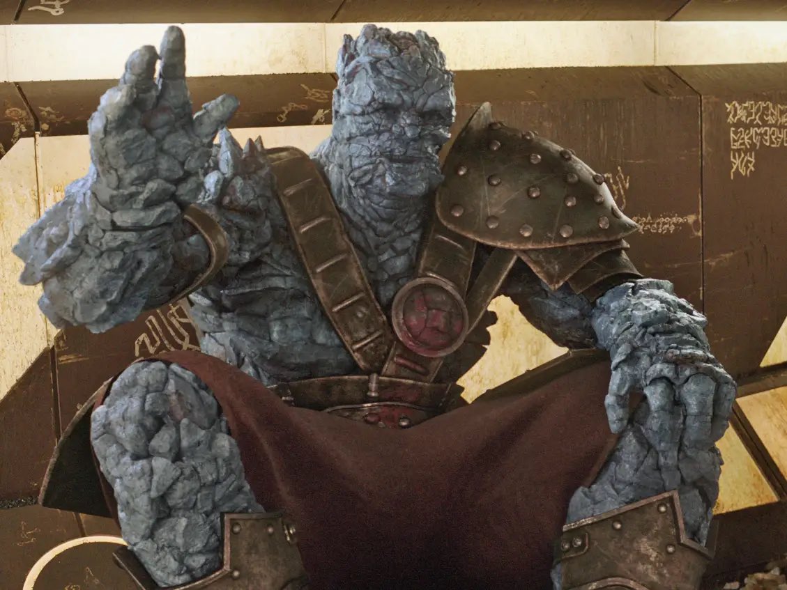 TheFrisbeeman's tweet image. I miss this guy , working in this character for around 5 months for #thorragnarok #creaturemodeling #korg #marvel #taikawaititi