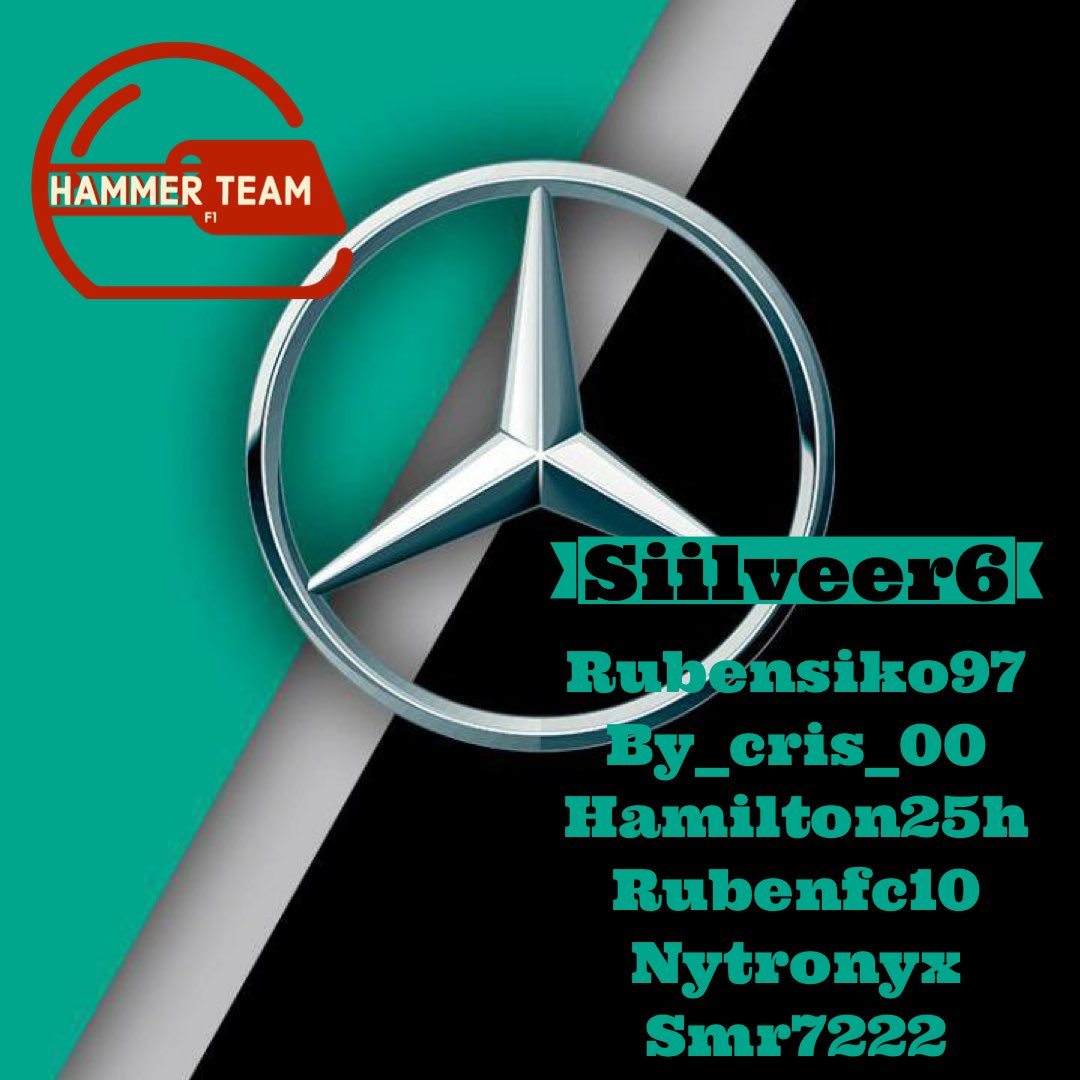 F1ClubWorldCup's tweet photo. @Campeonato_F1GP regresan con su nuevo nombre a la temporada #Hammerteam en la temporada pasada lograron un 3lugar gracias a rubenfc10 y su carreron de Bakú!! Y llegan para volver a ser el primero de los mortales y lograr mejorar su mejor poción y puntos en el campeonato https://t.co/utED5PXzIK