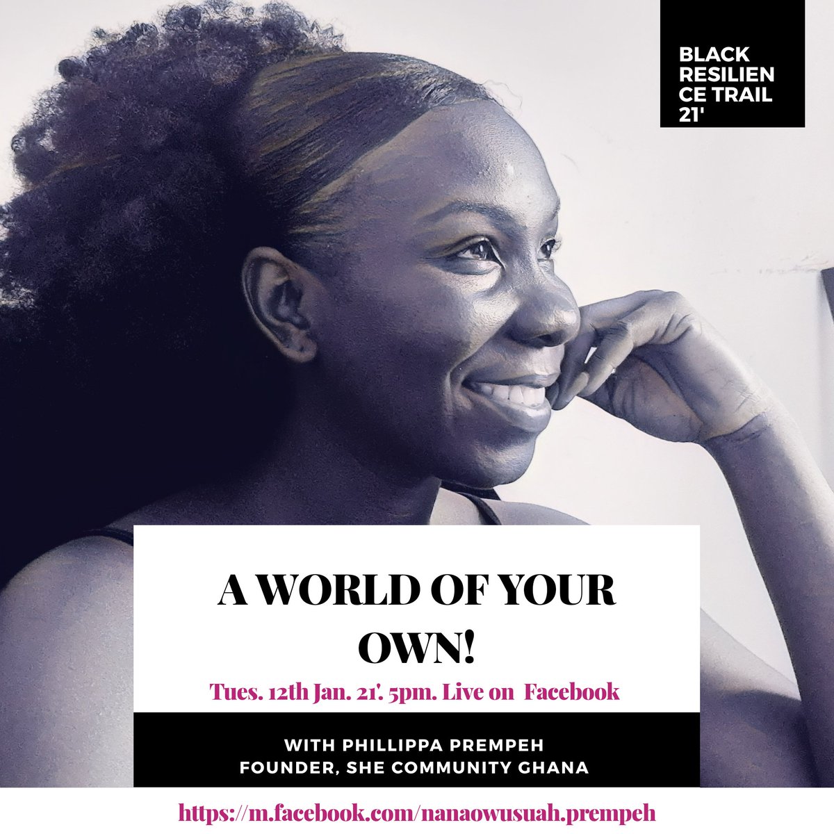 PhillippaPremp1's tweet photo. A WORLD OF YOUR OWN!💞

2021 has just began for me and I'm about to walk you on an incredible journey. 
Join me live @5pm today for the Ice breaker!!🇬🇭💯💞💃
https://t.co/1pSHGV6YHe
#resilience #entrepreneurship  #growth #freedom #freedomfighter #reflections #mindsetshift https://t.co/drbfIjNXaJ