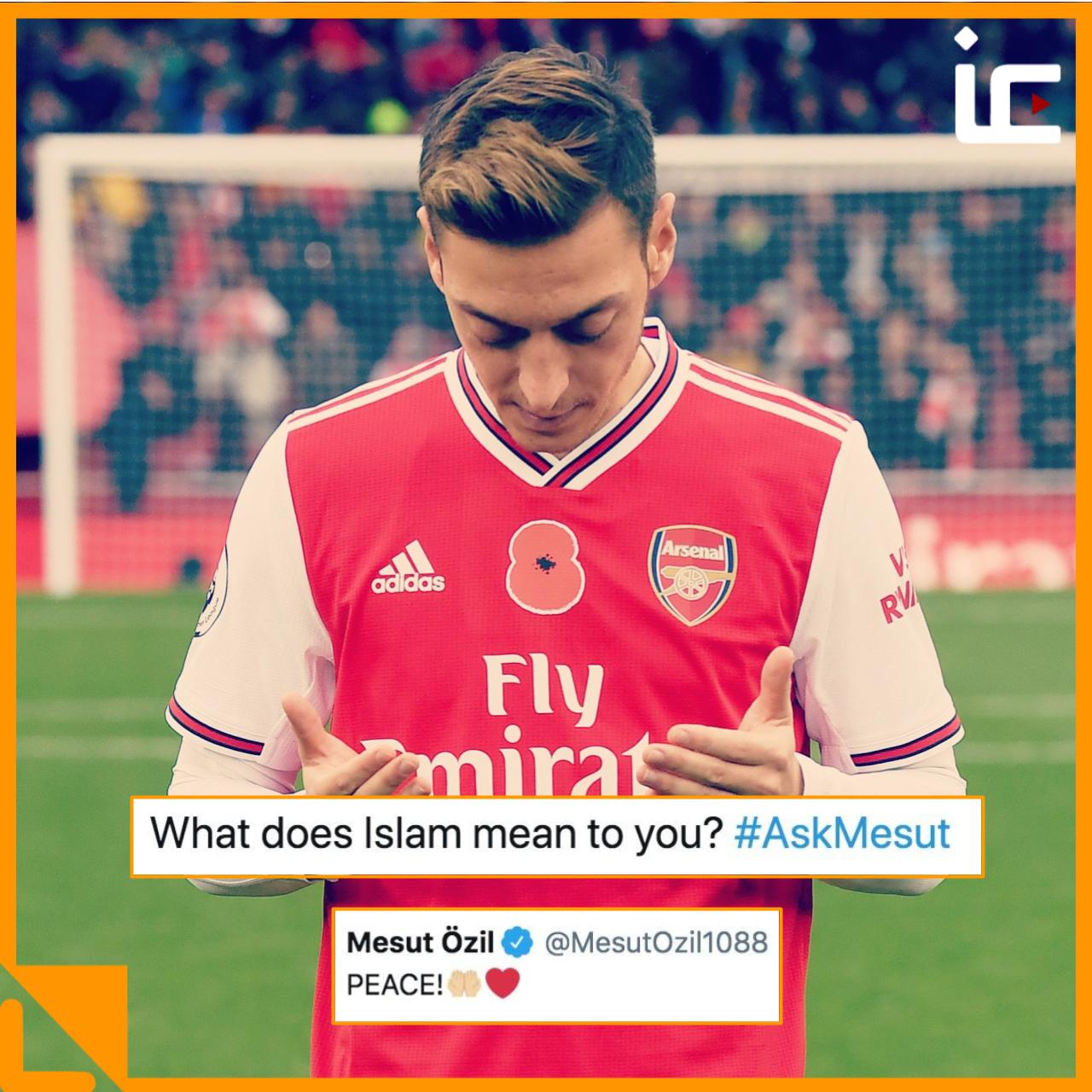Islam Channel on X: "Muslim footballer Mesut Ozil was asked in a fans' Q&A  on Twitter what Islam means to him, this was his response What does Islam  mean to you? Comment