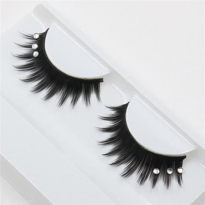 THE RHINESTONE STARLET

Brand Name: Hollywood Eyes
False Eyelashes Sort: Strip Lashes
False Eyelash Material: Synthetic Hair
False Eyelash Length: above 1.5cm
False Eyelash Band: Plastic Cotton Band
Model Number: EM1P-009 B
False Eyelash Type: Full Strip Lashes
#eyelashes