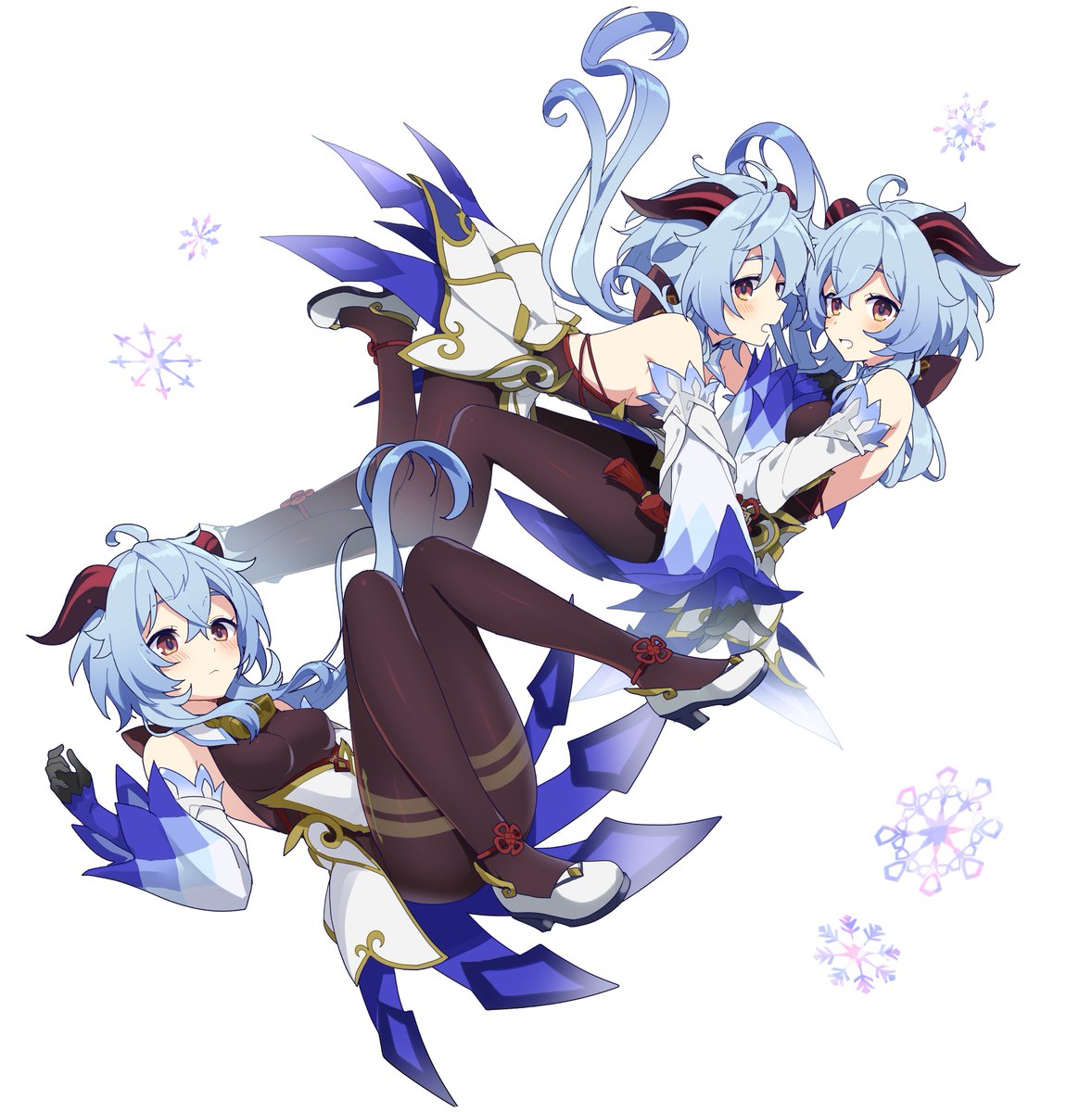 原神甘雨イラスト Togetter