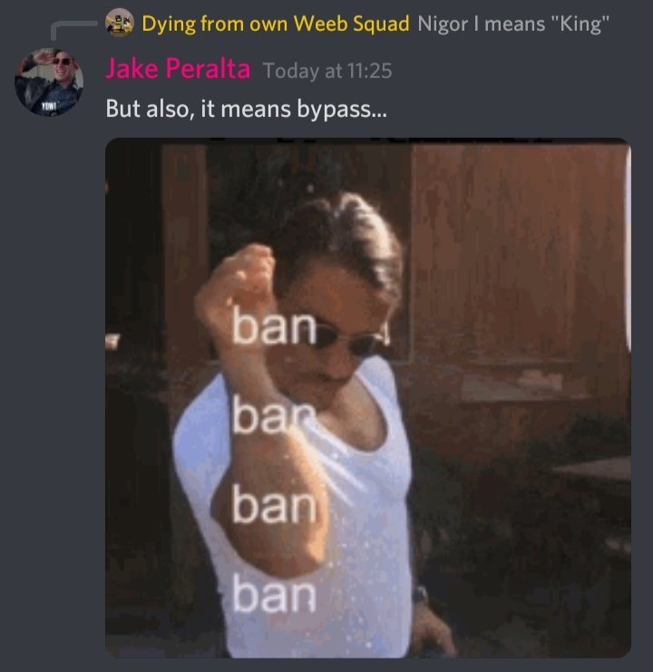 2ooOoc's tweet photo. haha bans go brrrrr https://t.co/ZWzb8xAkgJ