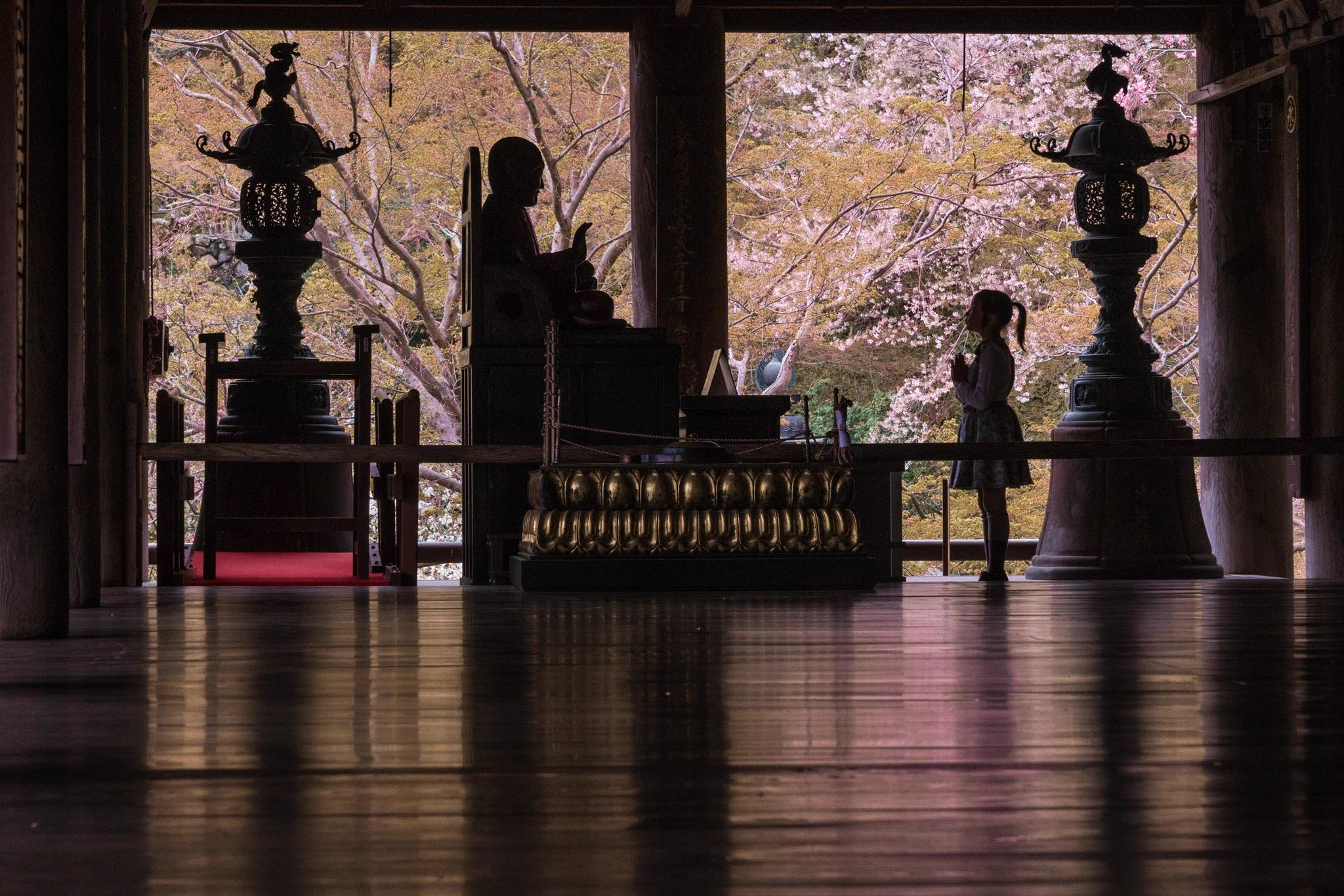 娘の成長を感じながら？同じ場所で季節ごとに撮った写真を比較！