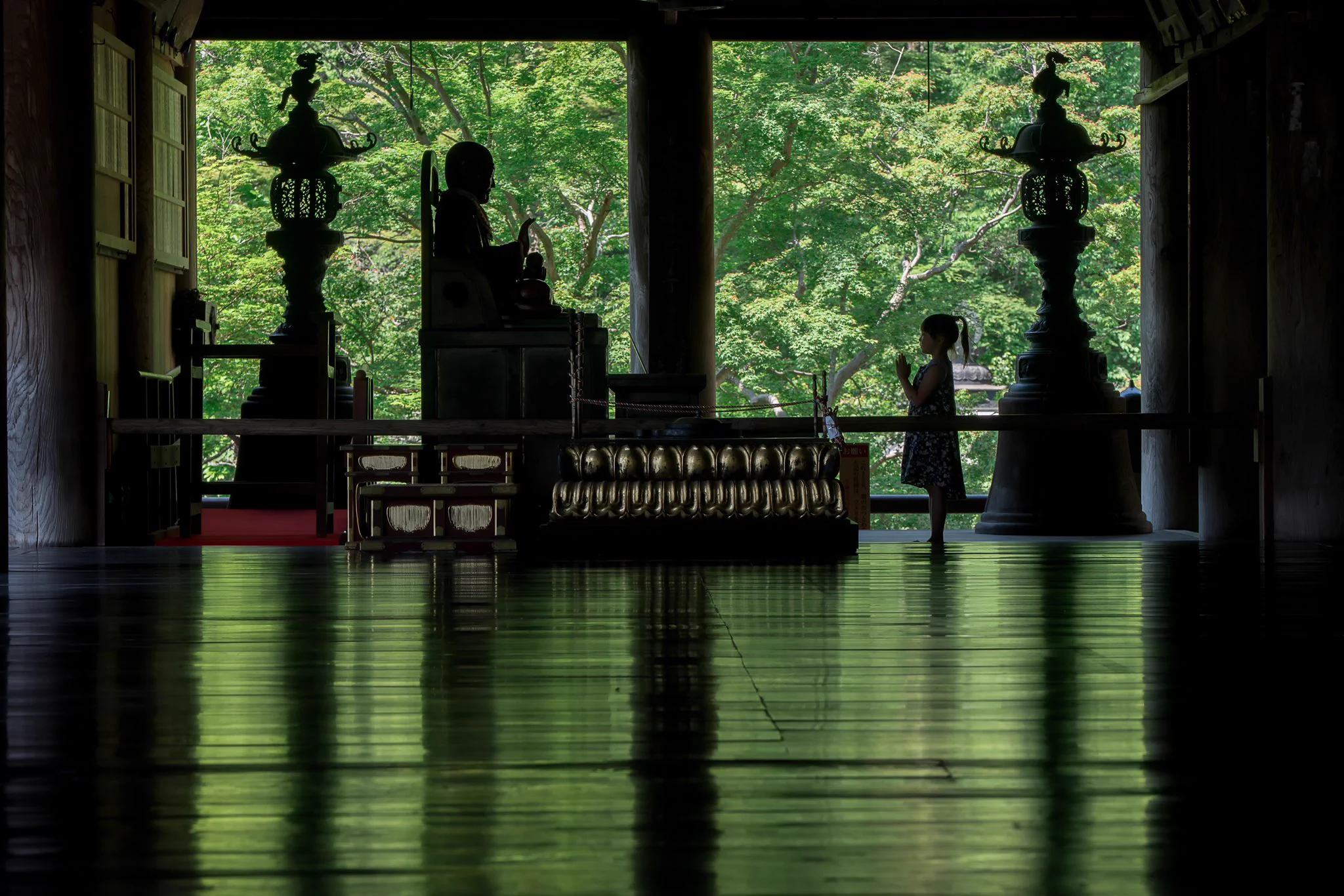 娘の成長を感じながら？同じ場所で季節ごとに撮った写真を比較！