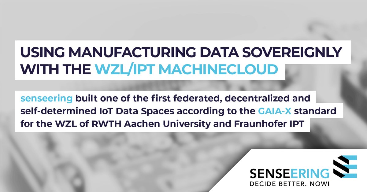 senseering's tweet image. Read how @senseering built one of the first federated, decentralized and self-determined IoT Data Spaces according to the GAIA-X standard by @BMWi_Bund for the @rwth_wzl and @FraunhoferIPT on our blog: medium.com/senseering/en-…

#MachineCloud #MyDataEconomy #SPAICER #IOTA