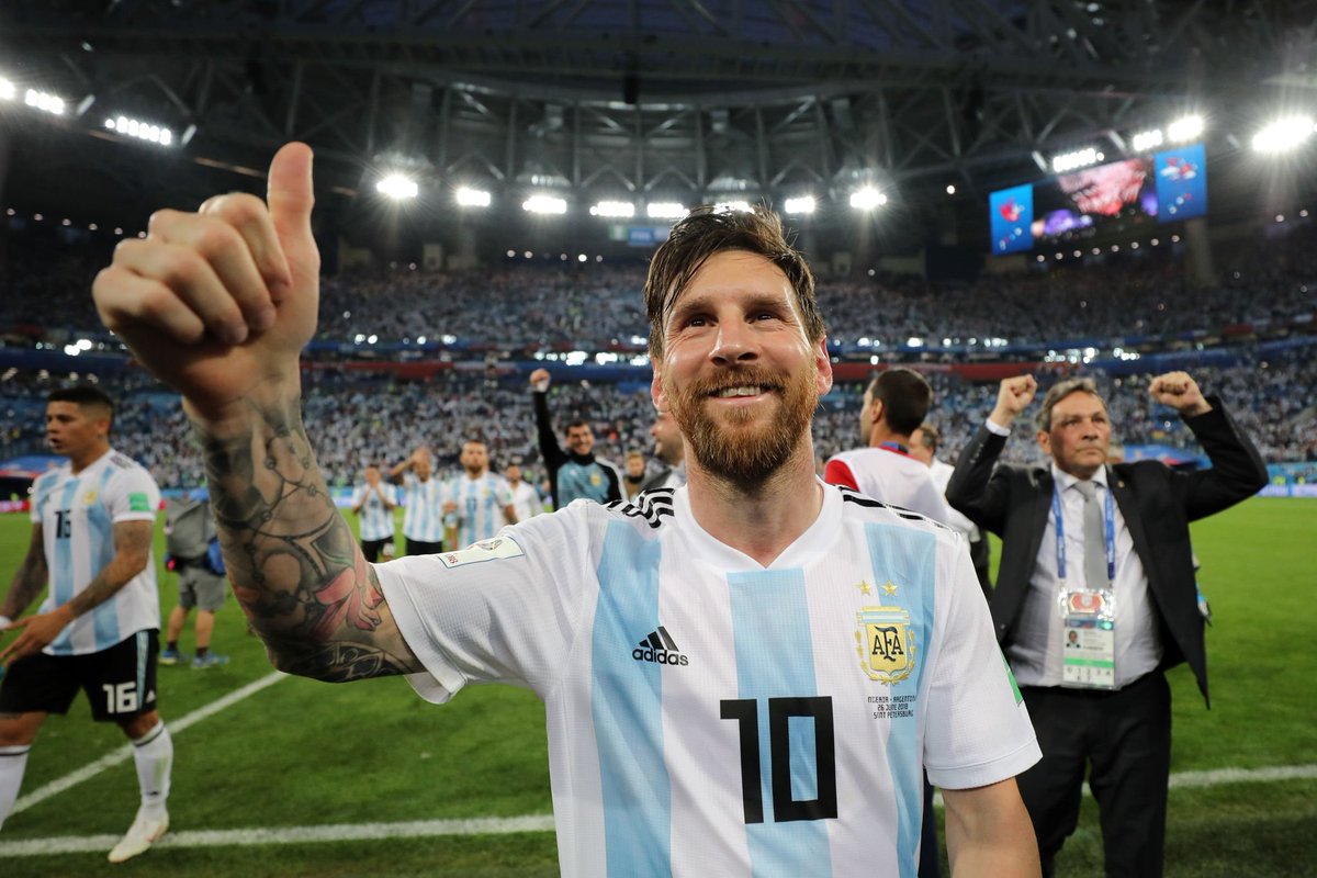 PICTURE THREAD : Lionel Messi - Argentina vs NigeriaWorld Cup 2018Likes and RTs appreciated