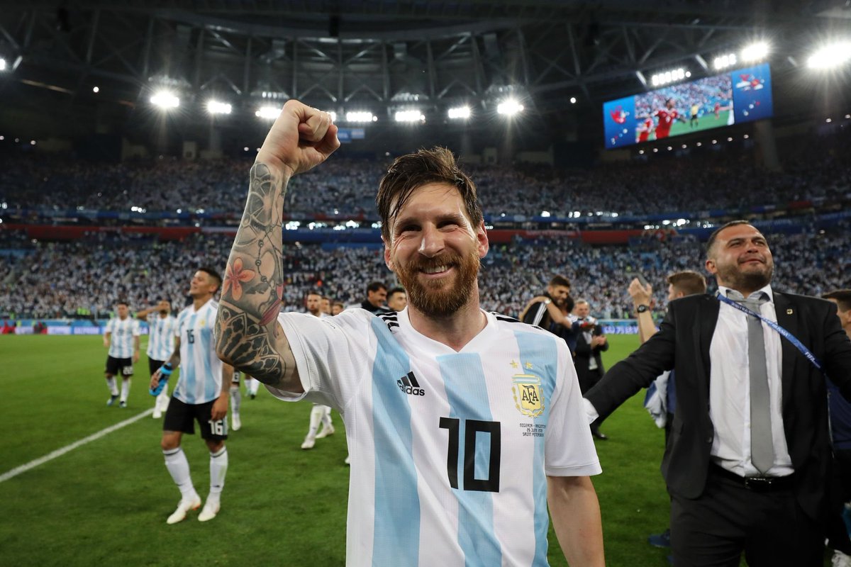 PICTURE THREAD : Lionel Messi - Argentina vs NigeriaWorld Cup 2018Likes and RTs appreciated