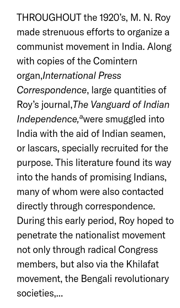 M. N. Roy या इतिहासाला फारशा परिचित नसलेल्या व्यक्तीने काँग्रेसला व ब्रिटिशांना,या देशात, Radical Democracy = कठोर/टोकाचे प्रजातंत्र/लोकशाही असावी असे सुचवलेकाँग्रेसने ती त्यांची अधिकृत मागणी म्हणून ब्रिटिशांसमोर ठेवली,ब्रिटिशांनी लगोलग १९४०ला मान्यही केली !!!कोण ही व्यक्ती?