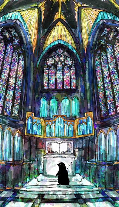 「教会 ステンドグラス」のTwitter画像/イラスト(古い順)