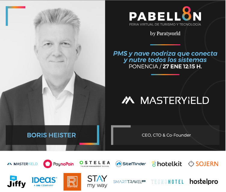 MasterYield co-patrocina la Feria Virtual de Turismo y Tecnología, #Pabellón 8 que se celebrará los próximos días 26 y 27 de enero. Inscríbete en:
lnkd.in/eGMjGVA