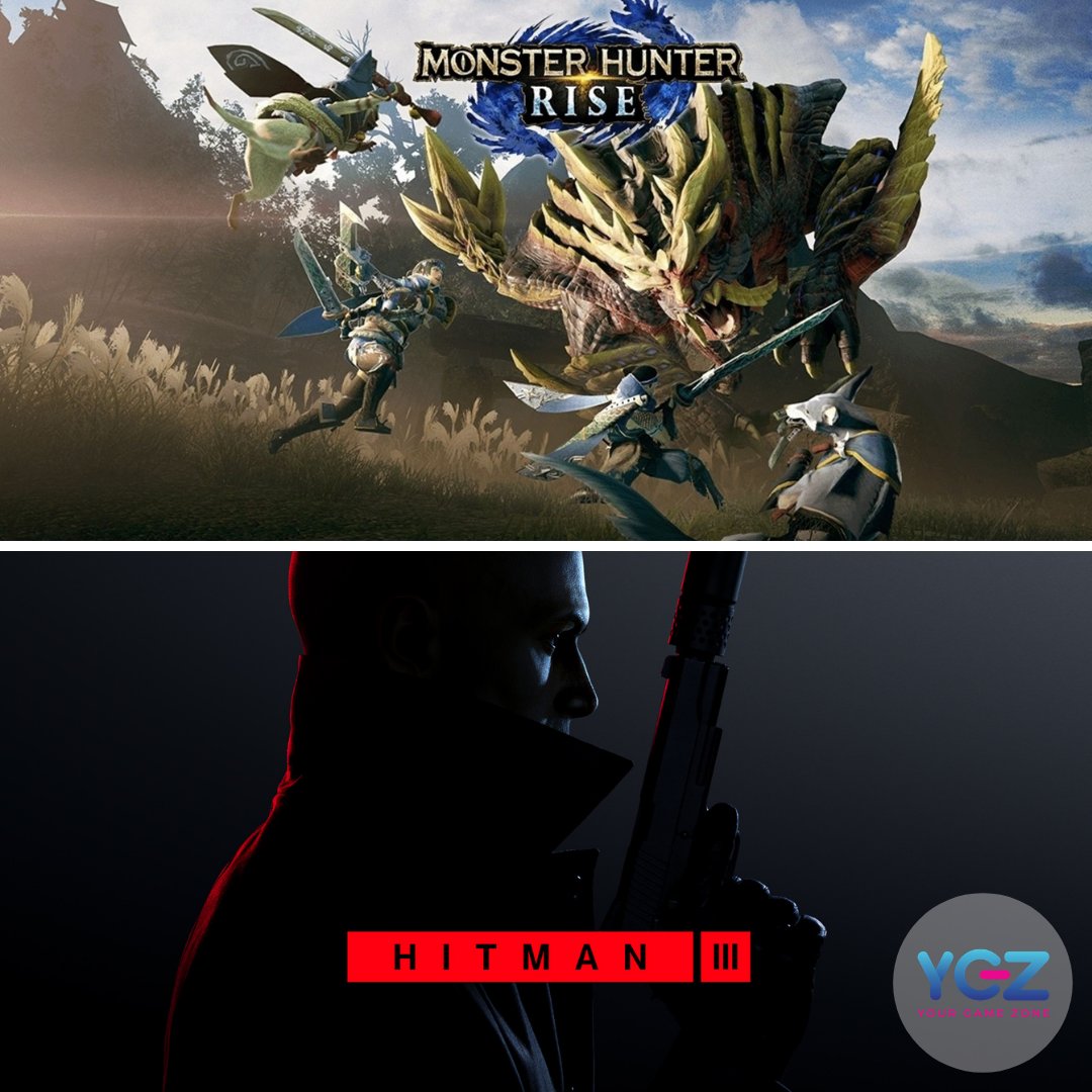 Yourgamezone's tweet photo. Welke game in 2021 kijk je het meeste naar uit? 👀 #MonsterHunterRise #Hitman https://t.co/aXhuq9pOJq