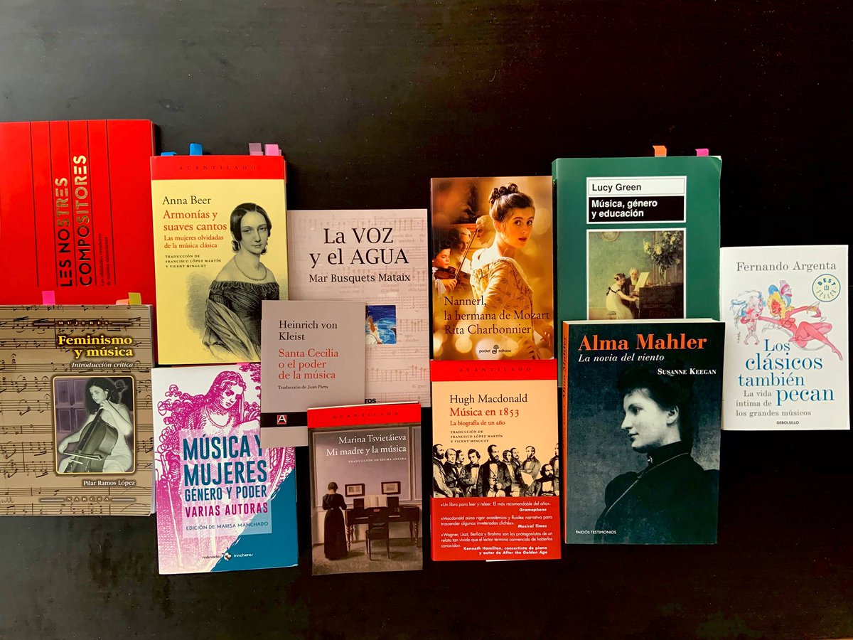 ElenaaSimon's tweet photo. Lecturas de ayer, hoy y mañana...
Lecturas para reflexionar...
Lecturas imprescindibles...
🎶🎶🎶🎶🎶🎶🎶🎶🎶🎶🎶🎶
#música #mujeres #cultura #compositoras #intérpretes #directoras #musicólogas #musicologíadegénero https://t.co/eKkhjiwdi7