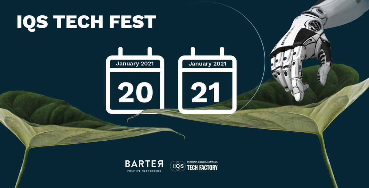 barterpositive's tweet photo. 📢 Get your ticket for IQS Tech Fest!  Exhibition area, one to one meetings, most promising industrial start-up, demo day and Israel as the guest country!
https://t.co/z2BwMvg9Hv
#iqstechfest #barter #events #startups https://t.co/FPmJ3kDMea