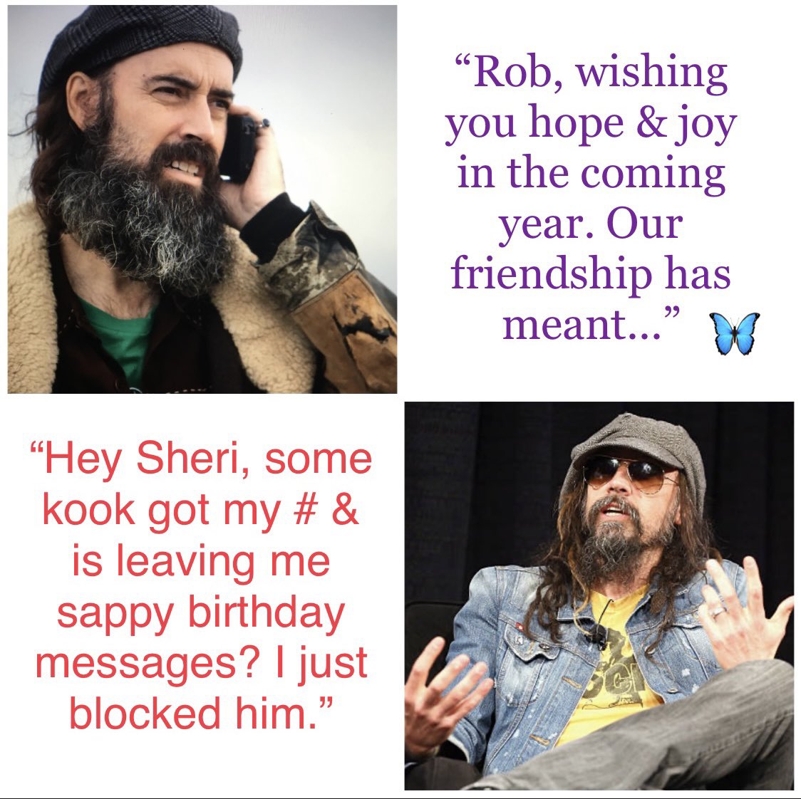 JeffDanPhillips's tweet photo. Here’s to you Rob! May we see each other in person 2021 so I can tell you more of how I really feel about you.
Happy Birthday @RobZombie! 🎂🦋 https://t.co/PuztVoOeYc