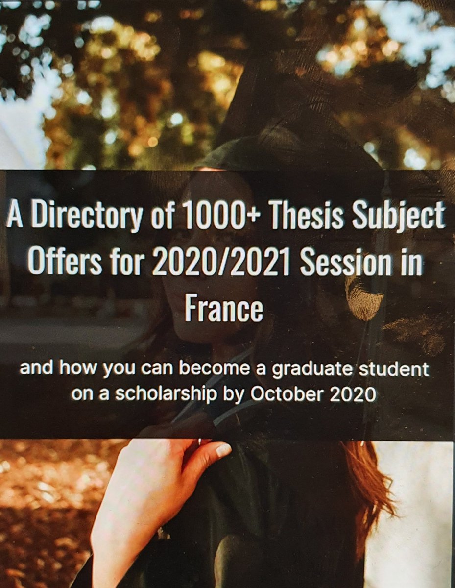 19) After I landed my Scholarship in 2019, I decided I was going to share opportunities with people close to me and in my Facebook community. For this, I created a PDF that contained more than 1,000 advertised PhD projects during the application rounds of last year. 