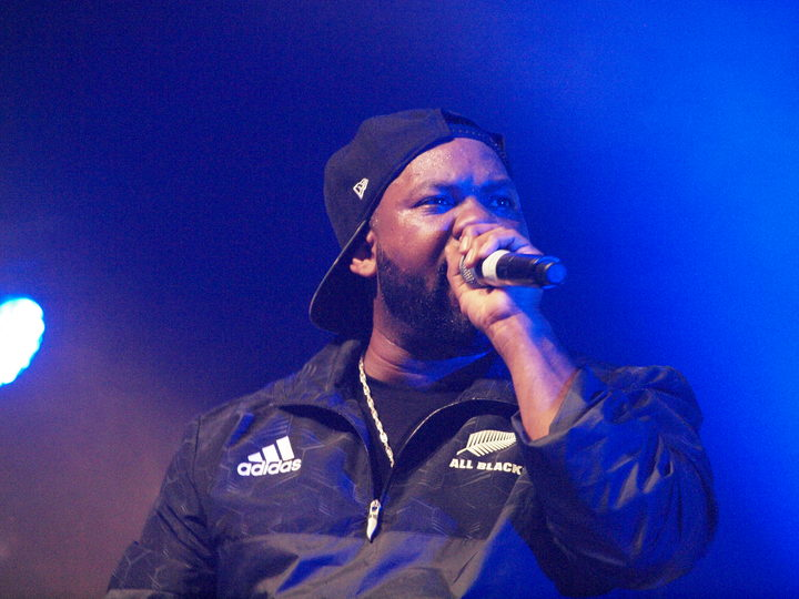 Unsurprisingly there's a LOT of love for the ABs in this field – here's Raekwon from Wu Tang Clan rocking an All Blacks track top. (ht  @JamieWall2)