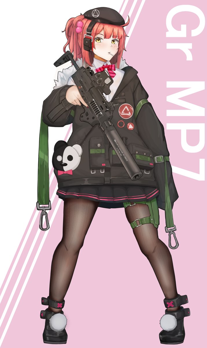 「MP7!!

#ドルフロ [skeb] 」|おむらいぬのイラスト