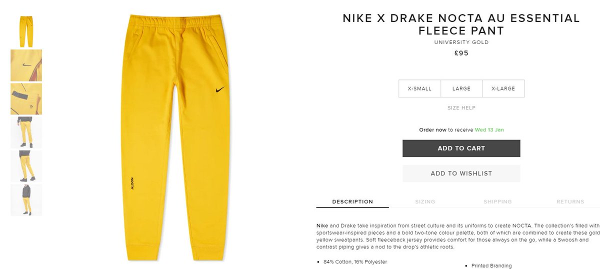 nike sweat pants sizing