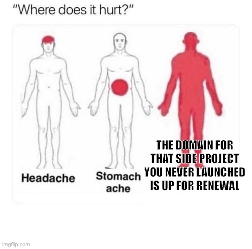 iamdevloper's tweet image. nothing hurts quite like it